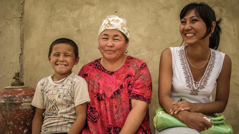 Kyrgyz Family. Abd. Halim Hadi. Shutterstock