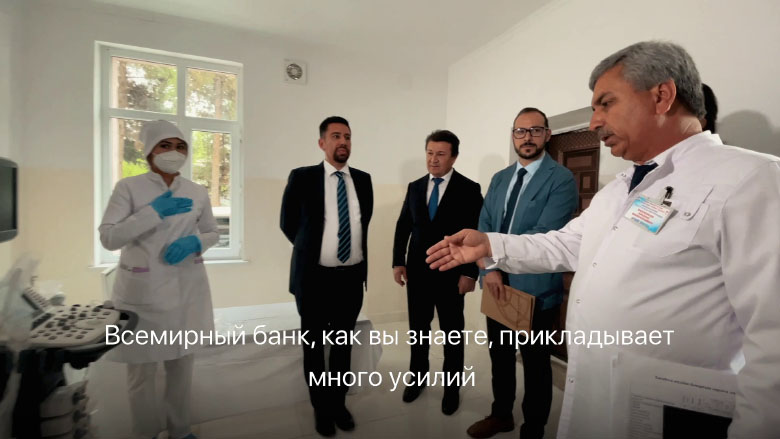 Посещение проектов в секторе здравоохранения, финансируемых Всемирным банком в Хатлонской области Таджикистана